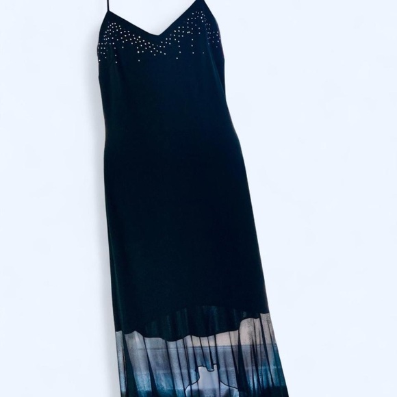 Taboo Black Dress with Sparkling Accents - Picture 1 of 4